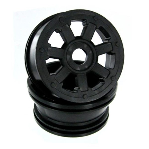 Plushdeluxe Wheel Rims; Black PL486867
